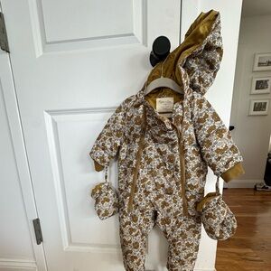 Rylee + Cru Floral Snowsuit